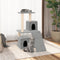 vidaXL - Kattenmeubel - met - sisal - krabpalen - 82 - cm - lichtgrijs