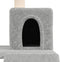 vidaXL - Kattenmeubel - met - sisal - krabpalen - 82 - cm - lichtgrijs