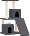 vidaXL - Kattenmeubel - met - sisal - krabpalen - 82 - cm - donkergrijs