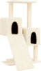 vidaXL - Kattenmeubel - met - sisal - krabpalen - 82 - cm - crèmekleurig