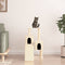 vidaXL - Kattenmeubel - met - sisal - krabpalen - 82 - cm - crèmekleurig