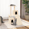 vidaXL - Kattenmeubel - met - sisal - krabpalen - 82 - cm - crèmekleurig