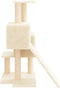 vidaXL - Kattenmeubel - met - sisal - krabpalen - 82 - cm - crèmekleurig