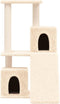 vidaXL - Kattenmeubel - met - sisal - krabpalen - 82 - cm - crèmekleurig