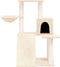 vidaXL - Kattenmeubel - met - sisal - krabpalen - 82 - cm - crèmekleurig