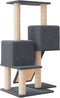 vidaXL - Kattenmeubel - met - sisal - krabpalen - 82 - cm - donkergrijs