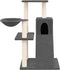 vidaXL - Kattenmeubel - met - sisal - krabpalen - 82 - cm - donkergrijs