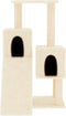 vidaXL - Kattenmeubel - met - sisal - krabpalen - 82 - cm - crèmekleurig