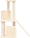 vidaXL - Kattenmeubel - met - sisal - krabpalen - 82 - cm - crèmekleurig