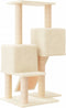 vidaXL - Kattenmeubel - met - sisal - krabpalen - 82 - cm - crèmekleurig