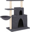 vidaXL - Kattenmeubel - met - sisal - krabpalen - 83 - cm - donkergrijs