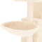 vidaXL - Kattenmeubel - met - sisal - krabpalen - 83 - cm - crèmekleurig