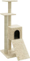 vidaXL - Kattenmeubel - met - sisal - krabpalen - 92 - cm - lichtgrijs