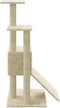 vidaXL - Kattenmeubel - met - sisal - krabpalen - 92 - cm - donkergrijs