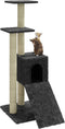 vidaXL - Kattenmeubel - met - sisal - krabpalen - 92 - cm - donkergrijs