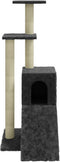 vidaXL - Kattenmeubel - met - sisal - krabpalen - 92 - cm - donkergrijs