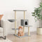 vidaXL - Kattenmeubel - met - sisal - krabpalen - 95 - cm - lichtgrijs