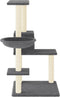 vidaXL - Kattenmeubel - met - sisal - krabpalen - 95 - cm - donkergrijs