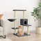 vidaXL - Kattenmeubel - met - sisal - krabpalen - 95 - cm - donkergrijs