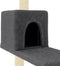 vidaXL - Kattenmeubel - met - sisal - krabpalen - 95 - cm - donkergrijs