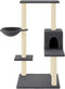 vidaXL - Kattenmeubel - met - sisal - krabpalen - 95 - cm - donkergrijs