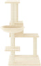 vidaXL - Kattenmeubel - met - sisal - krabpalen - 95 - cm - crèmekleurig