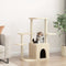 vidaXL - Kattenmeubel - met - sisal - krabpalen - 97,5 - cm - crèmekleurig