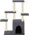 vidaXL - Kattenmeubel - met - sisal - krabpalen - 97,5 - cm - donkergrijs