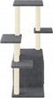 vidaXL - Kattenmeubel - met - sisal - krabpalen - 97,5 - cm - donkergrijs