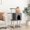 vidaXL - Kattenmeubel - met - sisal - krabpalen - 97 - cm - donkergrijs
