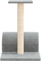 vidaXL - Kattenmeubel - met - tunnel - 60x34,5x50 - cm - crèmekleurig