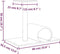 vidaXL - Kattenmeubel - met - tunnel - 60x34,5x50 - cm - crèmekleurig