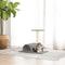 vidaXL - Kattenmeubel - met - tunnel - 60x34,5x50 - cm - lichtgrijs