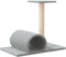 vidaXL - Kattenmeubel - met - tunnel - 60x34,5x50 - cm - lichtgrijs