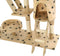 vidaXL - Kattenpaal - met - sisal - krabpalen - 230-250 - cm - pootafdrukken - beige