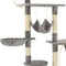 vidaXL - Kattenpaal - met - sisal - krabpalen - 230-250 - cm - pootafdrukken - beige