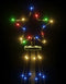 vidaXL - Kegelkerstboom - 108 - LED's - 70x180 - cm - meerkleurig