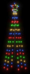 vidaXL - Kegelkerstboom - 108 - LED's - 70x180 - cm - meerkleurig
