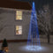 vidaXL - Kegelkerstboom - 1134 - LED's - blauw - 230x800 - cm
