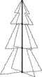 vidaXL - Kegelkerstboom - 160 - LED's - binnen - en - buiten - 78x120 - cm