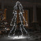 vidaXL - Kegelkerstboom - 200 - LED's - binnen - en - buiten - 98x150 - cm