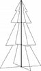 vidaXL - Kegelkerstboom - 240 - LED's - binnen - en - buiten - 118x150 - cm