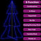 vidaXL - Kegelkerstboom - 240 - LED's - binnen - en - buiten - 118x150 - cm