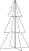vidaXL - Kegelkerstboom - 240 - LED's - binnen - en - buiten - 118x150 - cm