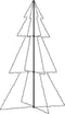 vidaXL - Kegelkerstboom - 240 - LED's - binnen - en - buiten - 118x150 - cm