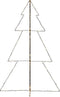 vidaXL - Kegelkerstboom - 240 - LED's - binnen - en - buiten - 118x150 - cm