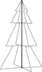 vidaXL - Kegelkerstboom - 240 - LED's - binnen - en - buiten - 118x150 - cm