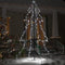 vidaXL - Kegelkerstboom - 240 - LED's - binnen - en - buiten - 118x150 - cm