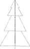 vidaXL - Kegelkerstboom - 240 - LED's - binnen - en - buiten - 118x150 - cm