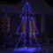 vidaXL - Kegelkerstboom - 300 - LED's - binnen - en - buiten - 120x220 - cm